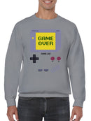 Retro Game Over Console Men's Sweatshirt