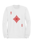 Intricate Ace of Diamonds Art Men's Sweatshirt