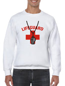 Lifeguard Whistle Emblem Men's Sweatshirt