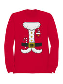 Festive Santa Outfit Women's Sweatshirt