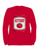 Ketchup Label with Tomato Women's Sweatshirt
