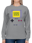 Retro Game Over Console Women's Sweatshirt
