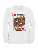 King of Hearts Vibrant Women's Sweatshirt