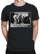 Dramatically Underdressed Party Humor Men's T-shirt