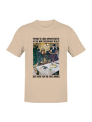 Wine Tasting Humor - Free Drinks Men's T-shirt