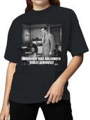 Vintage Halloween Humor Meme Women's T-shirt