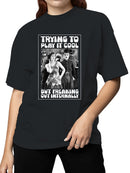 Vintage Humor: Playing It Cool Women's T-shirt