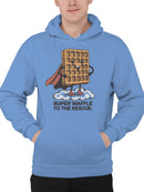 Super Waffle to the Rescue Men's Hoodie