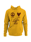 Peace Love Chicken Wings Men's Hoodie