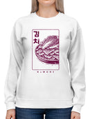 Kimchi Bold Graphic Women's Sweatshirt