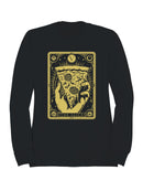 Tarot Card Style Pizza Slice Women's Sweatshirt