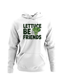 Lettuce Be Friends Cartoon Art Women's Hoodie