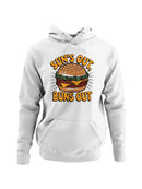 Sun's Out, Buns Out Burger Fun Men's Hoodie