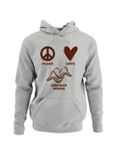 Peace Love Chicken Wings Women's Hoodie
