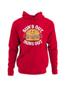 Sun’s Out, Buns Out Burger Women's Hoodie