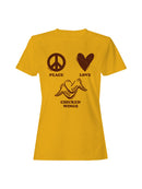Peace Love Chicken Wings Women's T-shirt