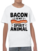 Bacon is My Spirit Animal Youth's T-shirt