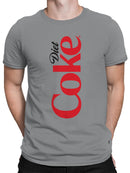 Officially Licensed Diet Coke Bold Diet Coke Vertical Men's T-shirt