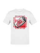 Officially Licensed Diet Coke Diet Coke Please Men's T-shirt