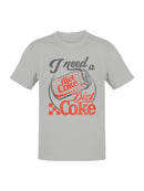 Officially Licensed Diet Coke Need a Diet Coke Retro Men's T-shirt