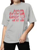 Officially Licensed Diet Coke Just for the Taste Women's T-shirt