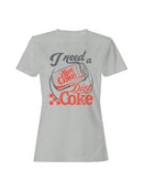 Officially Licensed Diet Coke Need a Diet Coke Retro Women's T-shirt