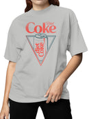 Officially Licensed Diet Coke Retro Diet Coke Can Triangle Women's T-shirt