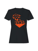 Officially Licensed Fanta Spooky Fanta Bats Design Women's T-shirt