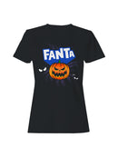 Officially Licensed Fanta Fanta Halloween Pumpkin Design Women's T-shirt