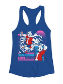 Officially Licensed Icee Vintage Bear Surfing Women's Racerback Tank