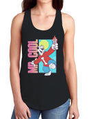 Officially Licensed Icee Mr. Cool Bear Fun Retr Women's Racerback Tank