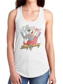 Officially Licensed Icee Stay Frosty Ice Bear Retro Women's Racerback Tank