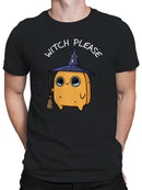 Officially Licensed Sad Nuggie Cute Wizard with Broomstick Men's T-shirt