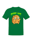 Officially Licensed Sad Nuggie Cute Cartoon Cookie with "Bite Me Men's T-shirt