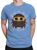 Officially Licensed Sad Nuggie Adorable Kawaii Spider on Web Men's T-shirt