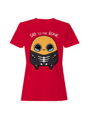 Officially Licensed Sad Nuggie Sad to the Bone Kawaii Skeleton Women's T-shirt