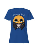 Officially Licensed Sad Nuggie Sad to the Bone Kawaii Skeleton Women's T-shirt