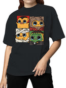 Officially Licensed Sad Nuggie Cute Monsters Halloween Cartoon Women's T-shirt