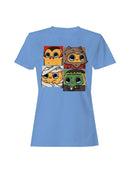 Officially Licensed Sad Nuggie Cute Monsters Halloween Cartoon Women's T-shirt