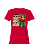 Officially Licensed Sad Nuggie Cute Monsters Halloween Cartoon Women's T-shirt