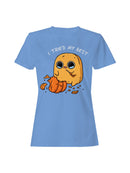 Officially Licensed Sad Nuggie Sad Pumpkin Carving Fail Women's T-shirt