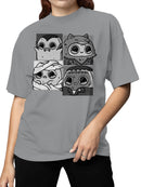 Officially Licensed Sad Nuggie Kawaii Monster: Halloween Edition Women's T-shirt