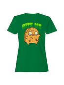 Officially Licensed Sad Nuggie Cute Cartoon Cookie with "Bite Me Women's T-shirt