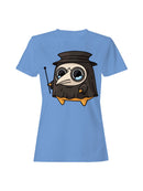 Officially Licensed Sad Nuggie Cute Plague Doctor Chibi Women's T-shirt