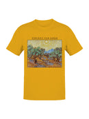 Vincent Van Gogh Sunlit Olive Grove Men's T-shirt