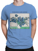 Vincent Van Gogh Irises Art Men's T-shirt