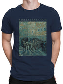 Van Gogh Prisoners Exercising Print Men's T-shirt