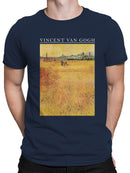 Van Gogh Wheatfield Landscape Men's T-shirt