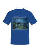 Starry Night Over the Rhône Art Men's T-shirt