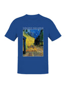 Van Gogh's Starry Cafe Terrace Men's T-shirt